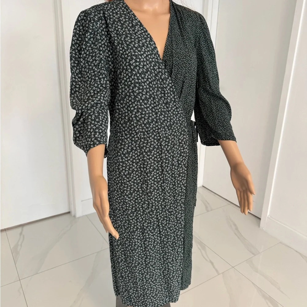See By Chloe Dark Green Midi Dress - Picture 7 of 11
